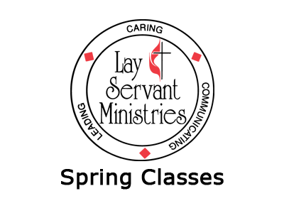 Lay Servant Ministries Spring Classes Logo